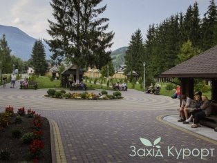 На территории